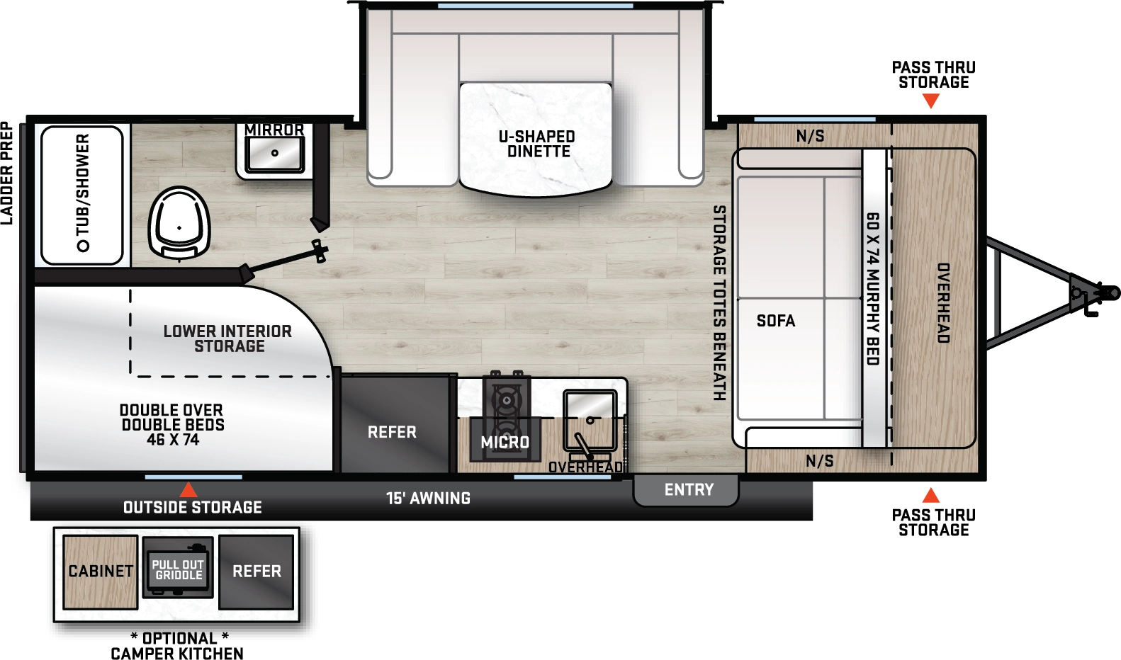 Aurora Light 18BHS - DSO Floorplan